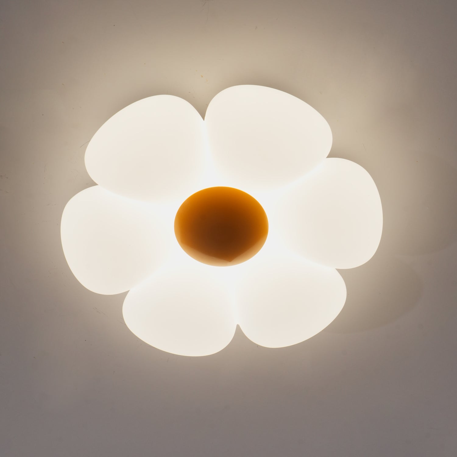 Blooming Six Petal Flower LED Flush Mount Ceiling Lamp for Nursery and Kids Rooms