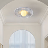 vintage-french-style-white-floral-resin-semi-flush-mount-ceiling-light