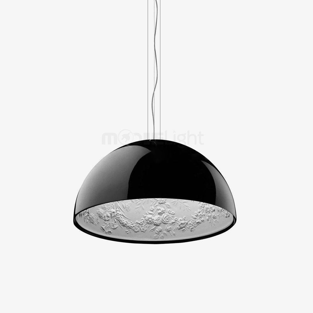 modern-floral-relief-dome-pendant-light-sky-garden-style-ornate-plaster-chandelier