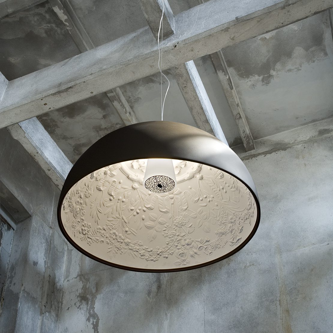 modern-floral-relief-dome-pendant-light-sky-garden-style-ornate-plaster-chandelier