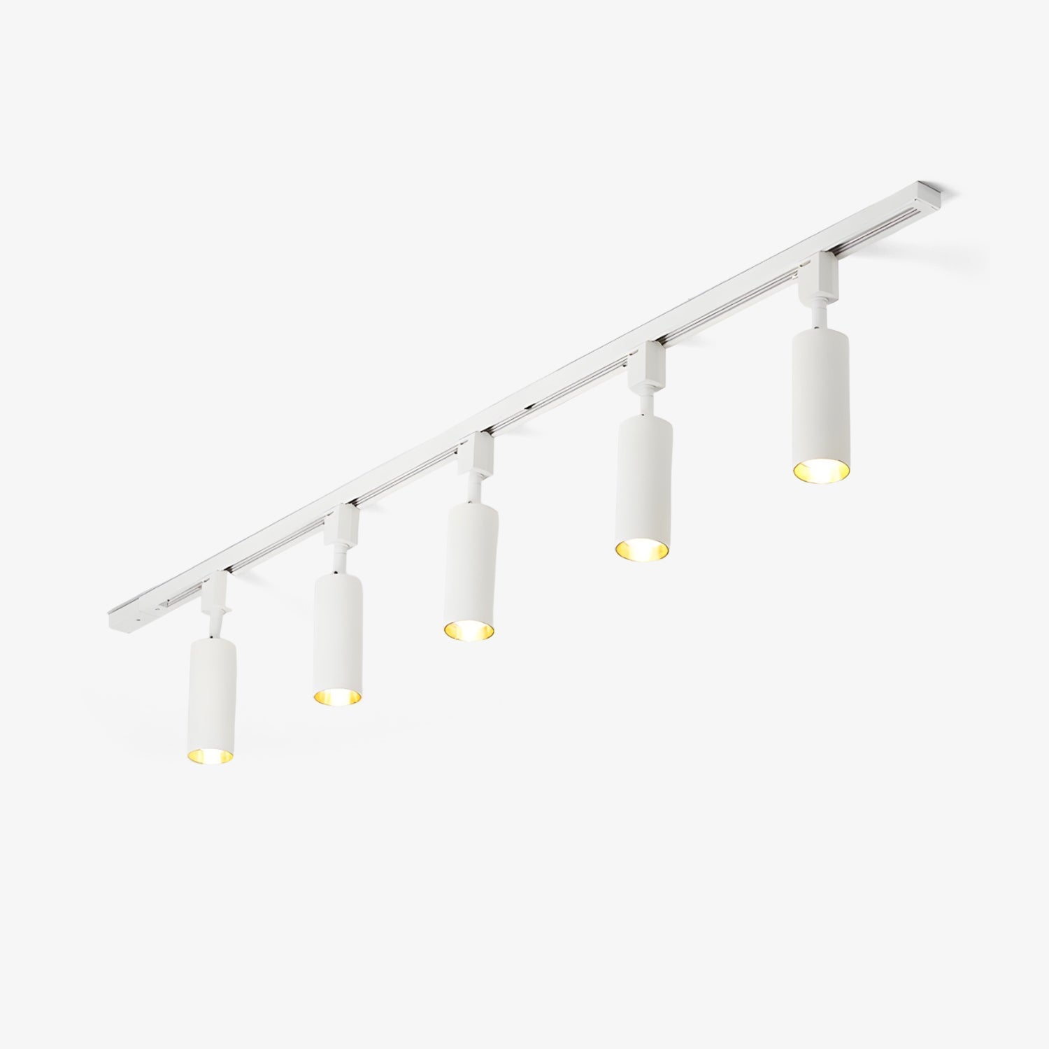Modern Minimalist LED Cylinder Track Light Adjustable Spotlight for Gallery and Home