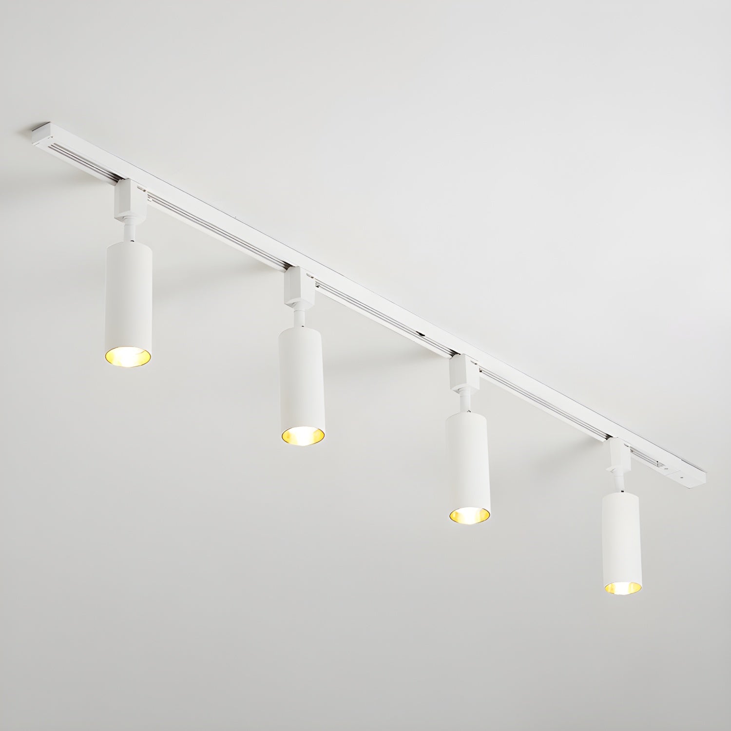 Modern Minimalist LED Cylinder Track Light Adjustable Spotlight for Gallery and Home