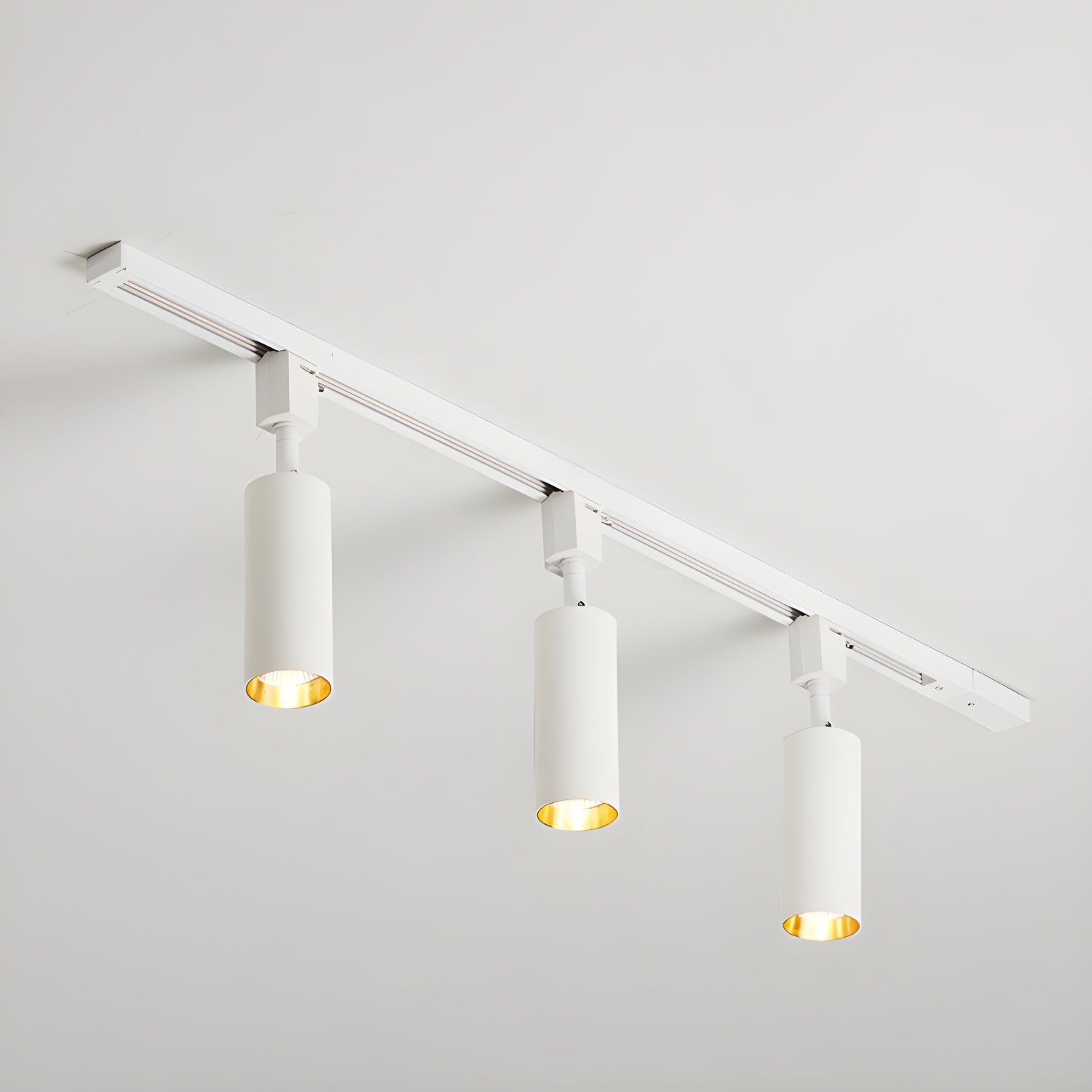 Modern Minimalist LED Cylinder Track Light Adjustable Spotlight for Gallery and Home