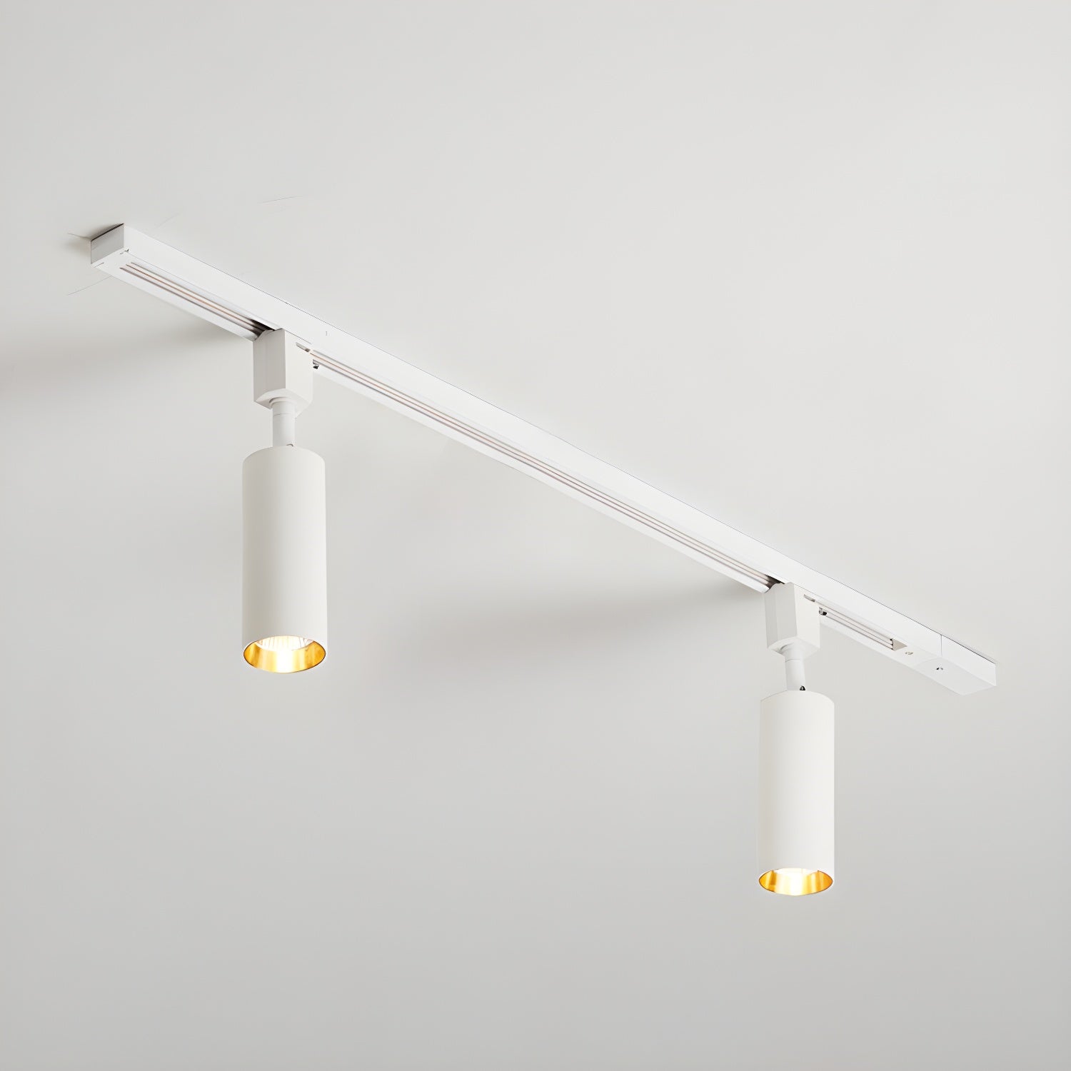 Modern Minimalist LED Cylinder Track Light Adjustable Spotlight for Gallery and Home