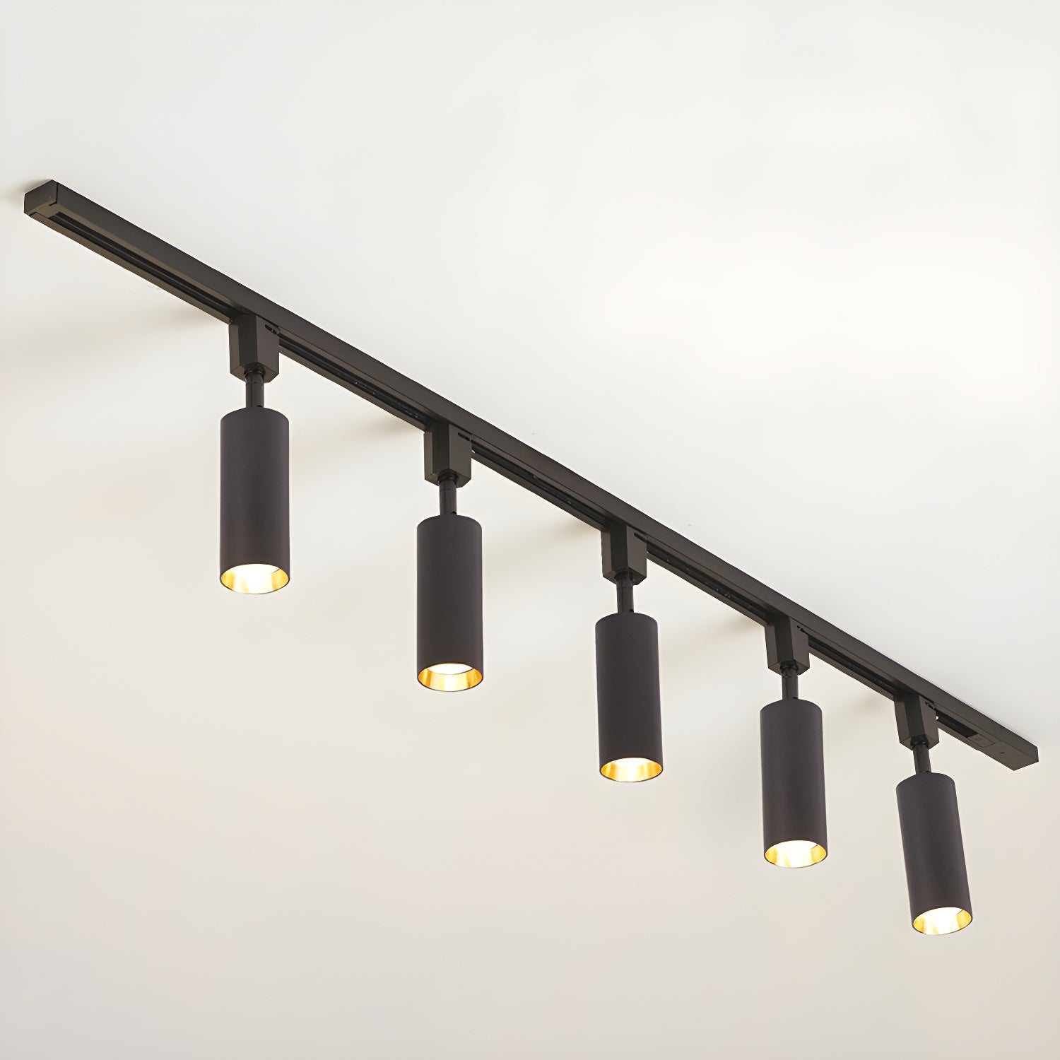 Modern Minimalist LED Cylinder Track Light Adjustable Spotlight for Gallery and Home