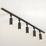 Modern Minimalist LED Cylinder Track Light Adjustable Spotlight for Gallery and Home