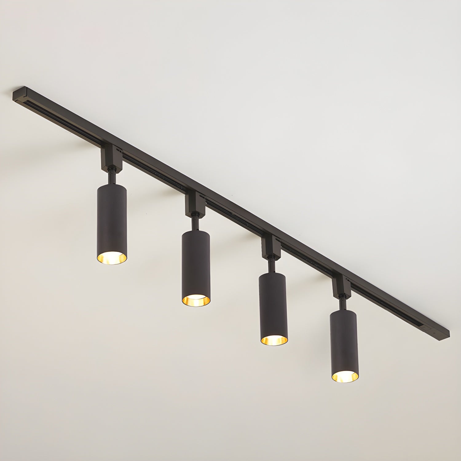 Modern Minimalist LED Cylinder Track Light Adjustable Spotlight for Gallery and Home