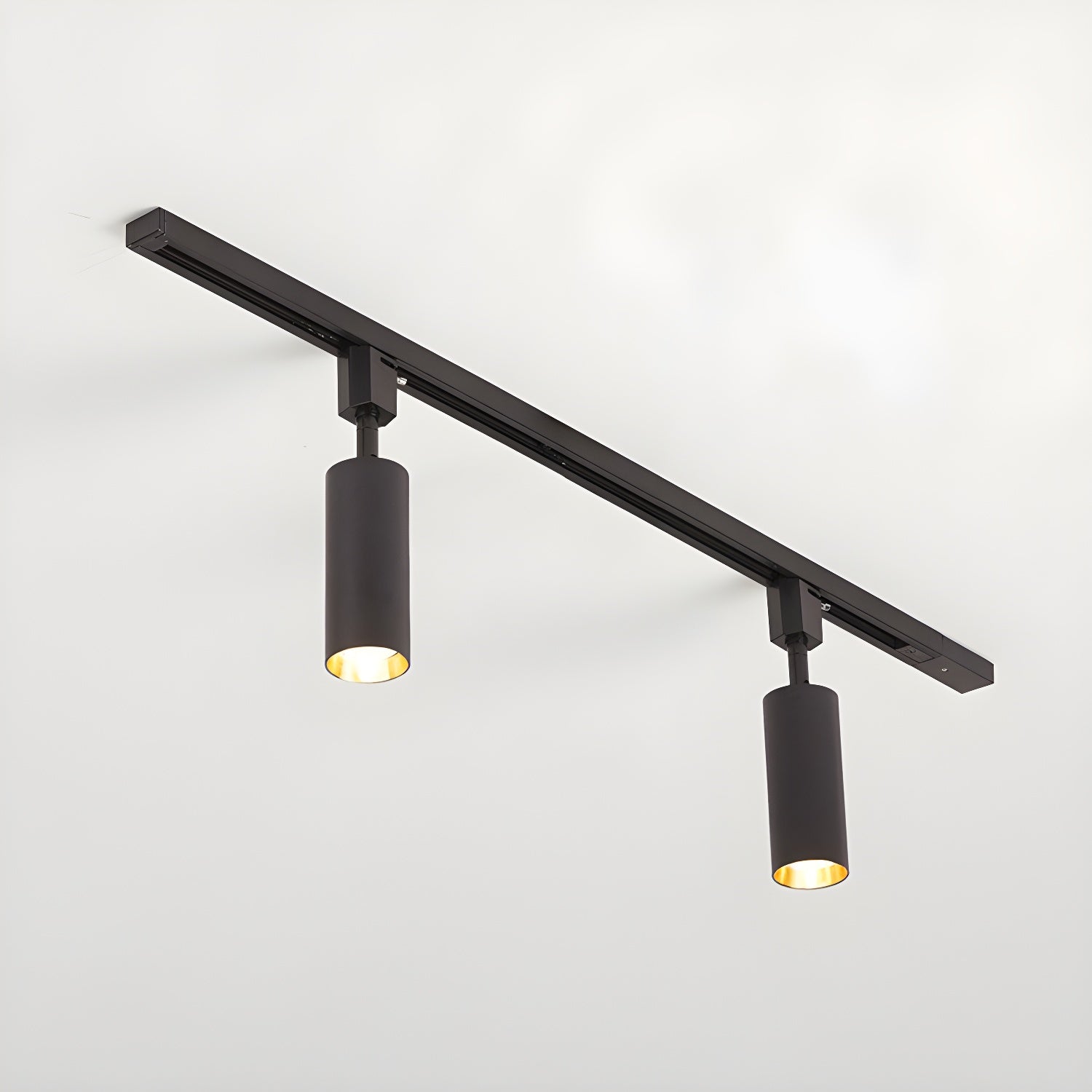 Modern Minimalist LED Cylinder Track Light Adjustable Spotlight for Gallery and Home