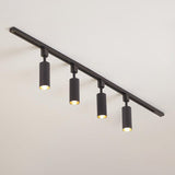 Modern Minimalist LED Cylinder Track Light Adjustable Spotlight for Gallery and Home