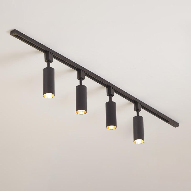 Modern Minimalist LED Cylinder Track Light Adjustable Spotlight for Gallery and Home