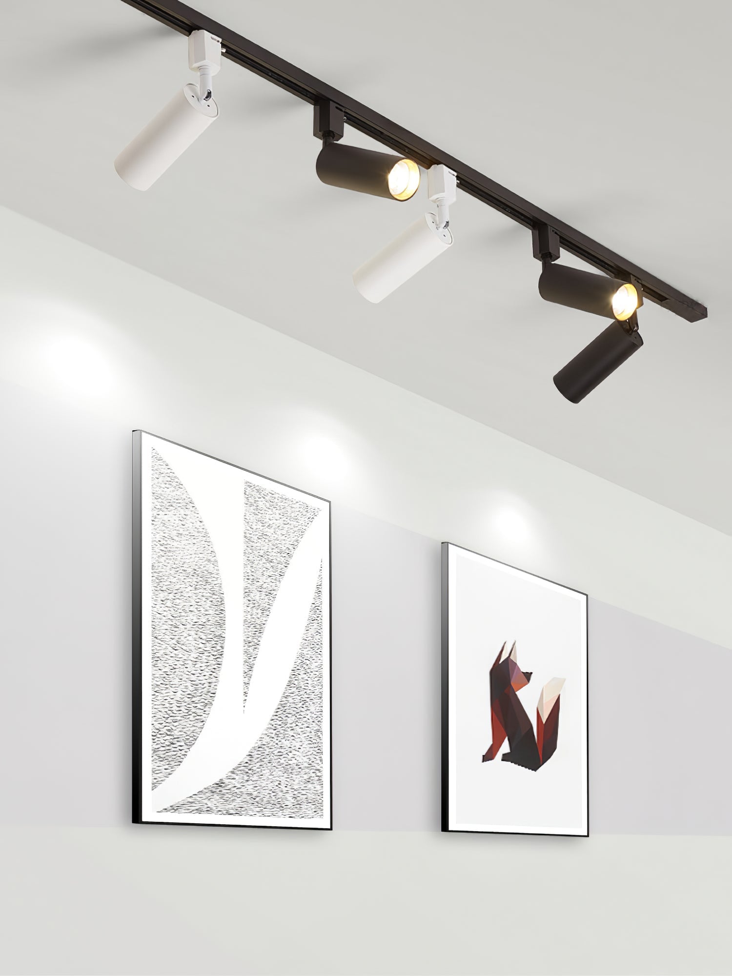 Modern Minimalist LED Cylinder Track Light Adjustable Spotlight for Gallery and Home