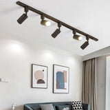 Modern Minimalist LED Cylinder Track Light Adjustable Spotlight for Gallery and Home