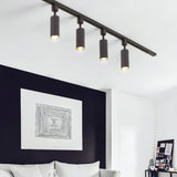 Modern Minimalist LED Cylinder Track Light Adjustable Spotlight for Gallery and Home
