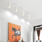 Modern Minimalist LED Cylinder Track Light Adjustable Spotlight for Gallery and Home