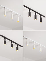 Modern Minimalist LED Cylinder Track Light Adjustable Spotlight for Gallery and Home