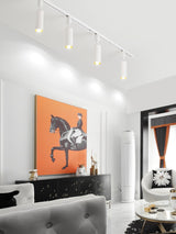 Modern Minimalist LED Cylinder Track Light Adjustable Spotlight for Gallery and Home