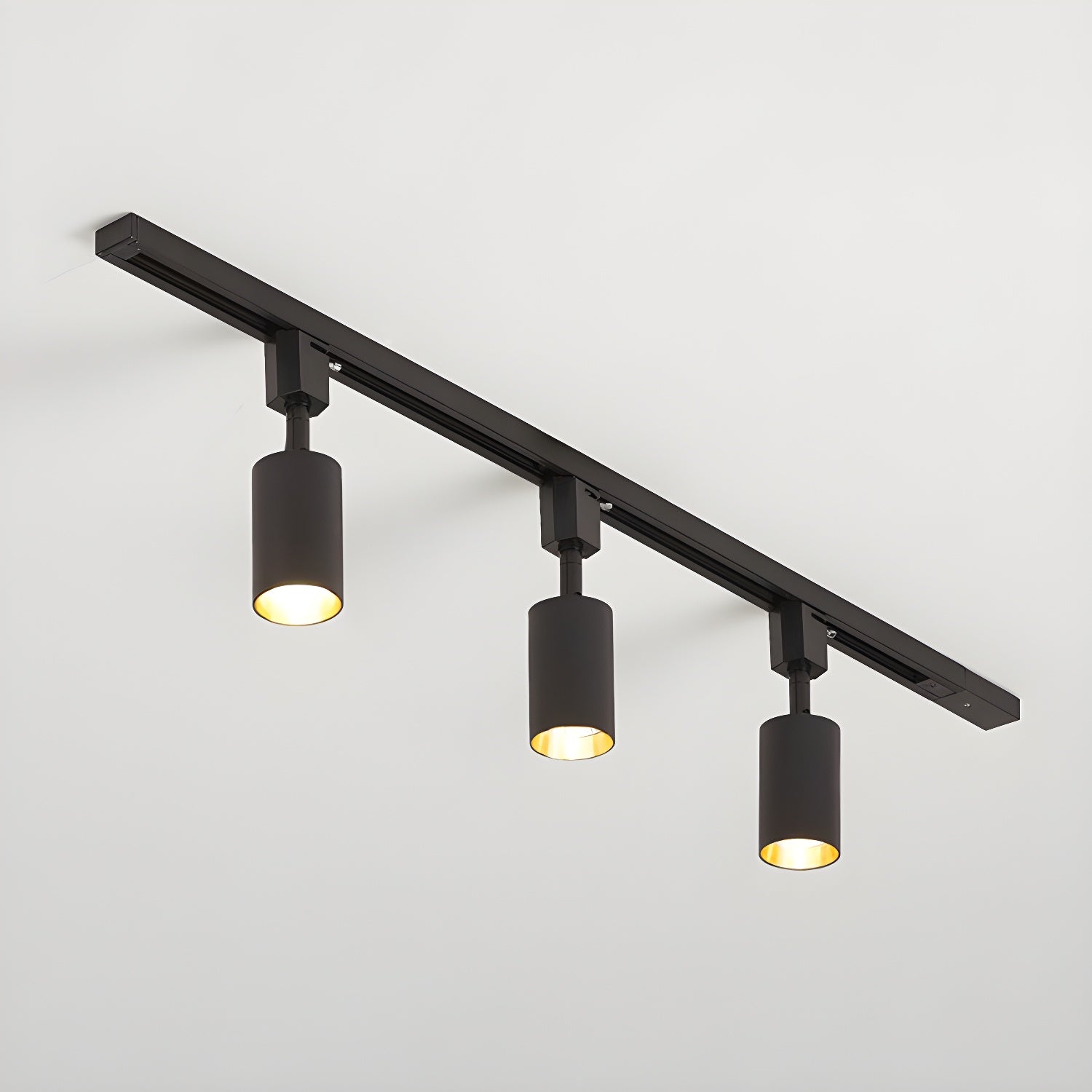 Modern Minimalist LED Cylinder Track Light Adjustable Spotlight for Gallery and Home
