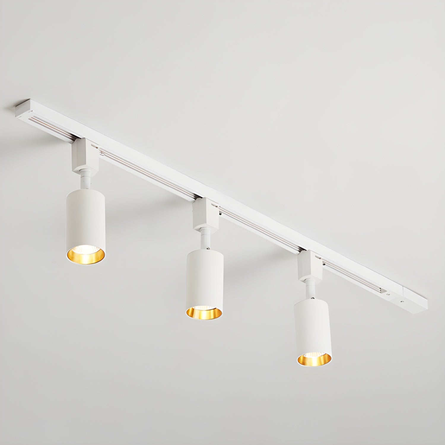 Modern Minimalist LED Cylinder Track Light Adjustable Spotlight for Gallery and Home
