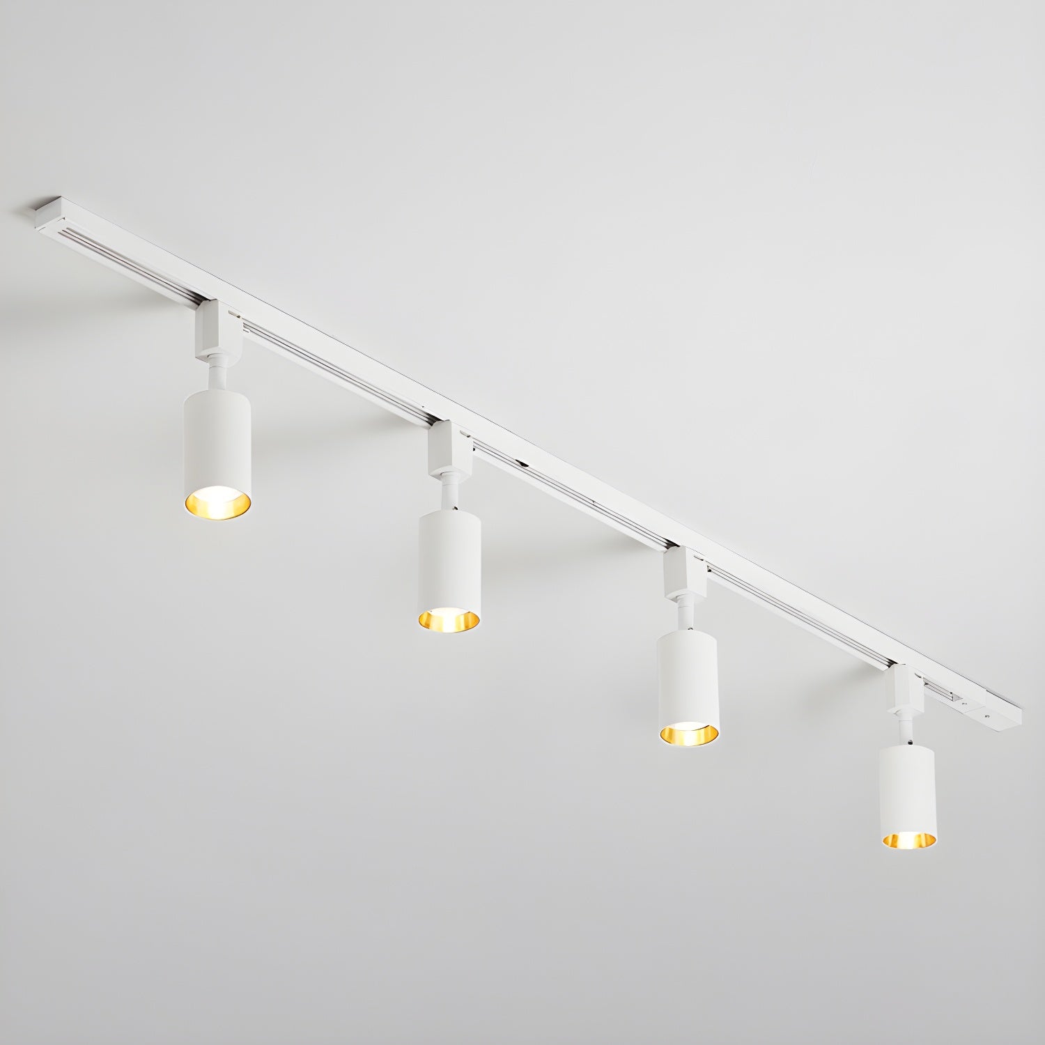 Modern Minimalist LED Cylinder Track Light Adjustable Spotlight for Gallery and Home