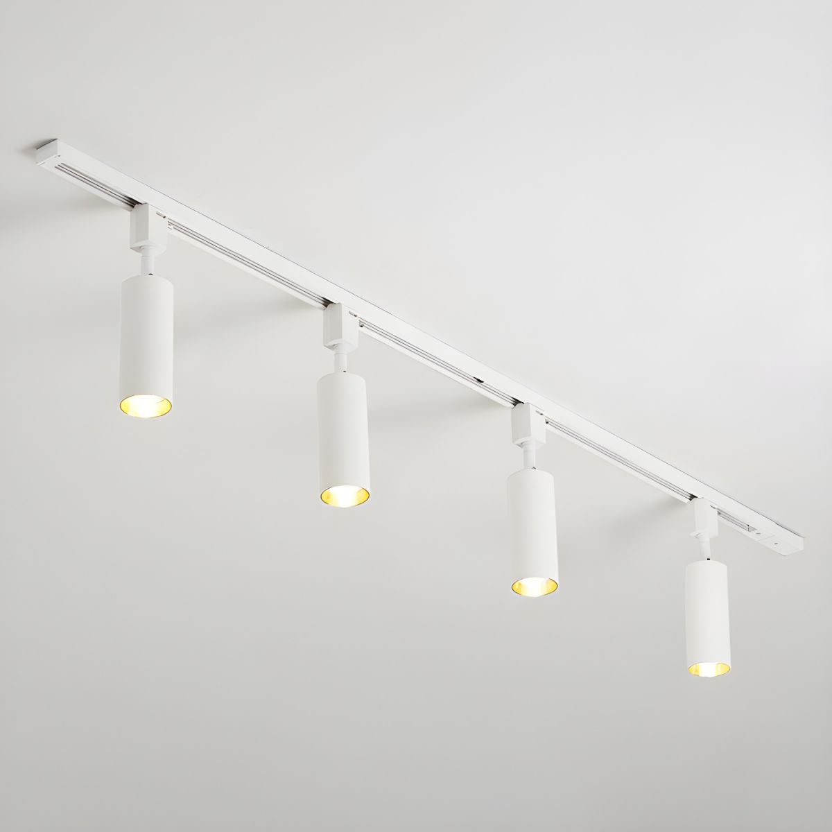 Modern Minimalist LED Cylinder Track Light Adjustable Spotlight for Gallery and Home