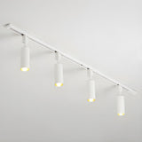 Modern Minimalist LED Cylinder Track Light Adjustable Spotlight for Gallery and Home