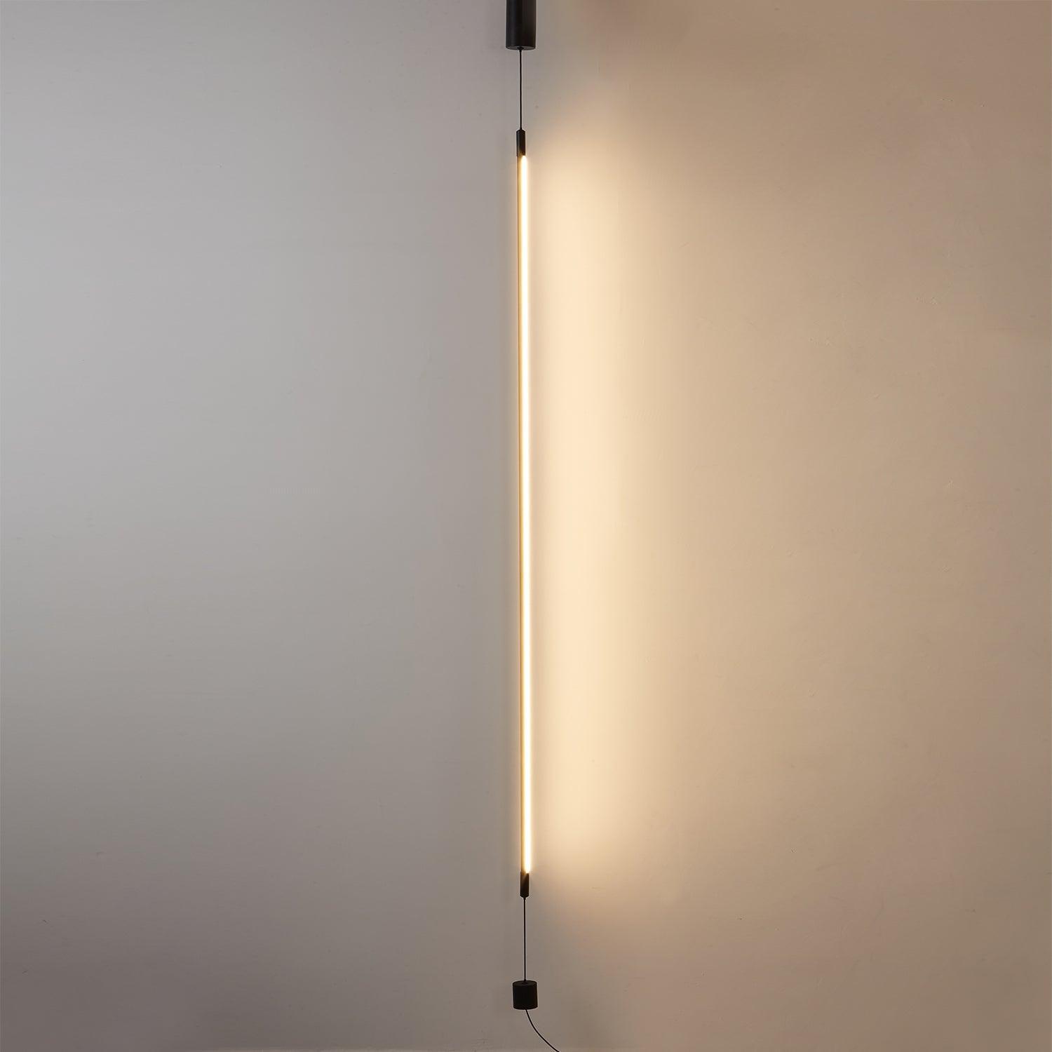 Modern Minimalist Slim Line LED Floor Lamp Sleek Geometric Corner Standing Light