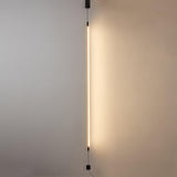 Modern Minimalist Slim Line LED Floor Lamp Sleek Geometric Corner Standing Light