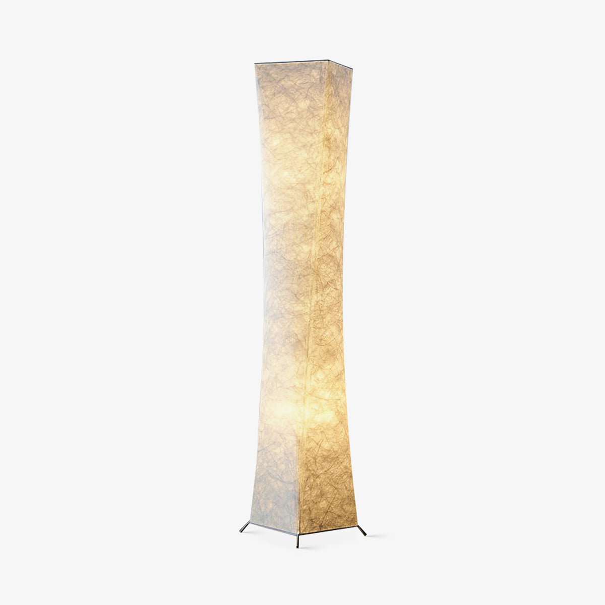 Modern Tall Slim Waist Tower Floor Lamp LED Standing Light for Bedroom and Office