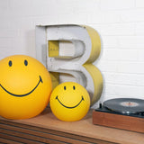 Modern Smiling Face Table Lamp Yellow Decorative LED Night Light for Home Decor
