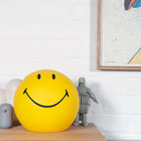 Modern Smiling Face Table Lamp Yellow Decorative LED Night Light for Home Decor