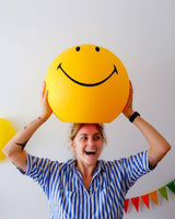 Modern Smiling Face Table Lamp Yellow Decorative LED Night Light for Home Decor