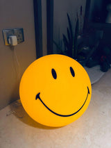Modern Smiling Face Rechargeable LED Table Lamp for Bedside and Kids Bedroom Decor