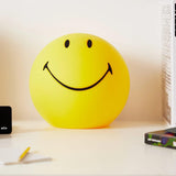 Modern Smiling Face Table Lamp Yellow Decorative LED Night Light for Home Decor