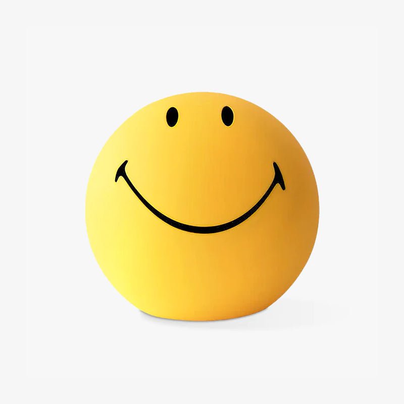Modern Smiling Face Table Lamp Yellow Decorative LED Night Light for Home Decor