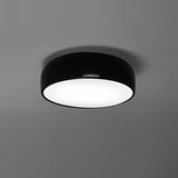 Modern Round Aluminum Flush Mount Ceiling Light for Minimalist Kitchen and Dining Areas