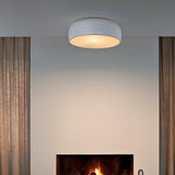 Modern Round Aluminum Flush Mount Ceiling Light for Minimalist Kitchen and Dining Areas