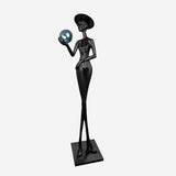 contemporary-sculpture-floor-lamp-with-fiberglass-body-and-glass-globe-shade-for-luxury-interiors