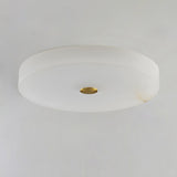 Sophie Natural Alabaster Stone Ceiling Lamp Round Flush Mount LED Light