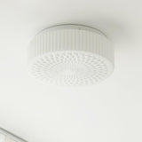 Modern Souffle Round Glass Flush Mount Ceiling Light for Bedroom and Living Room