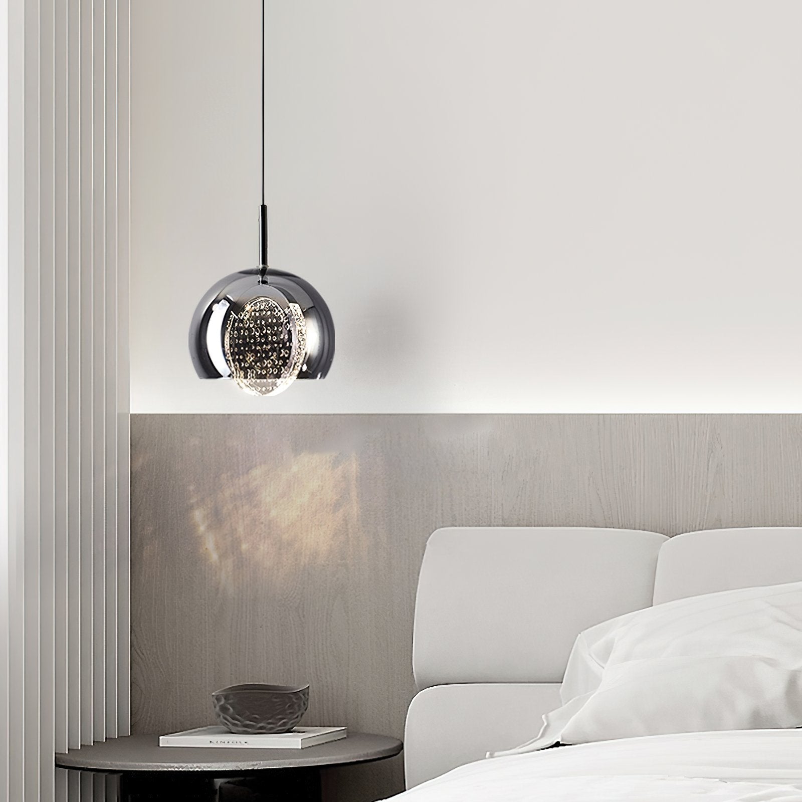 modern-space-bubble-glass-pendant-light-integrated-led-3-color-changing-fixture