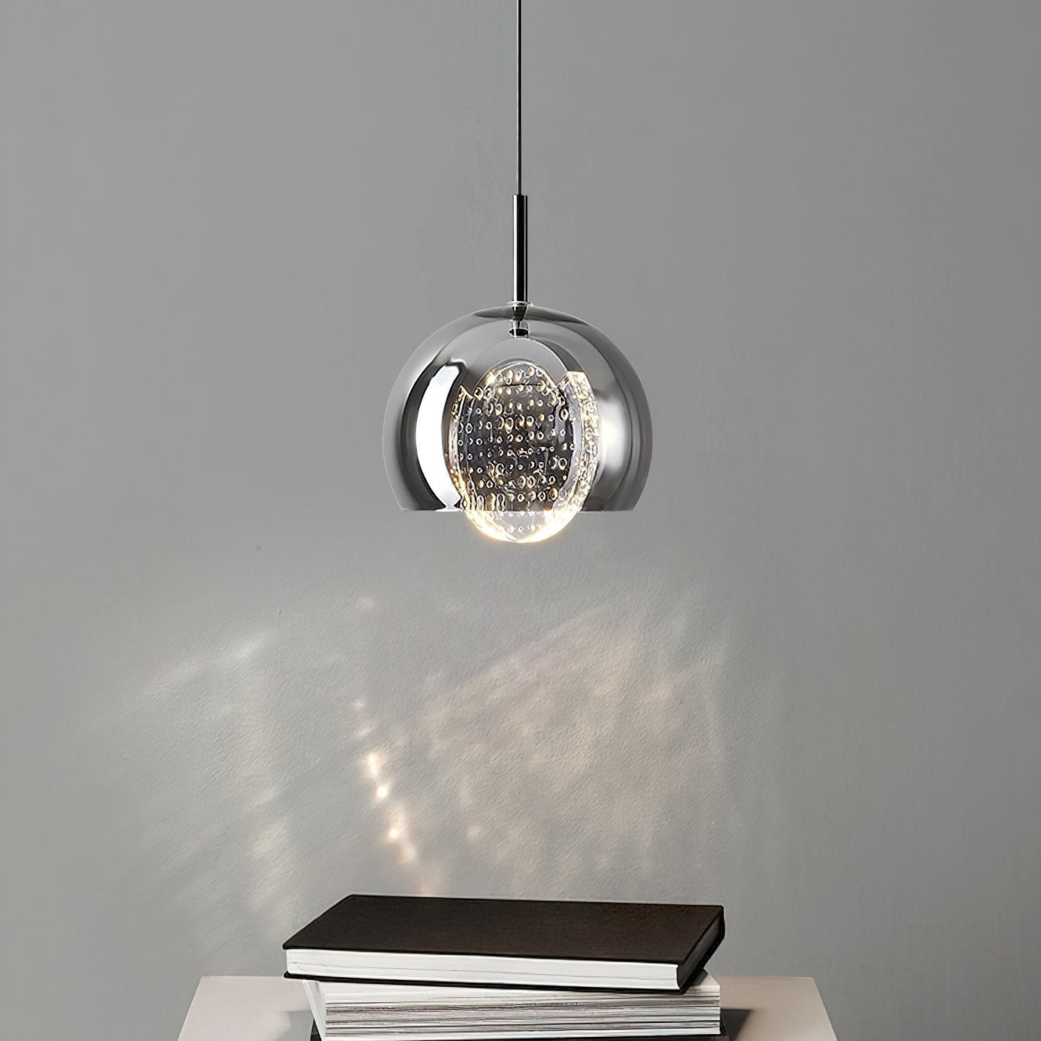 modern-space-bubble-glass-pendant-light-integrated-led-3-color-changing-fixture