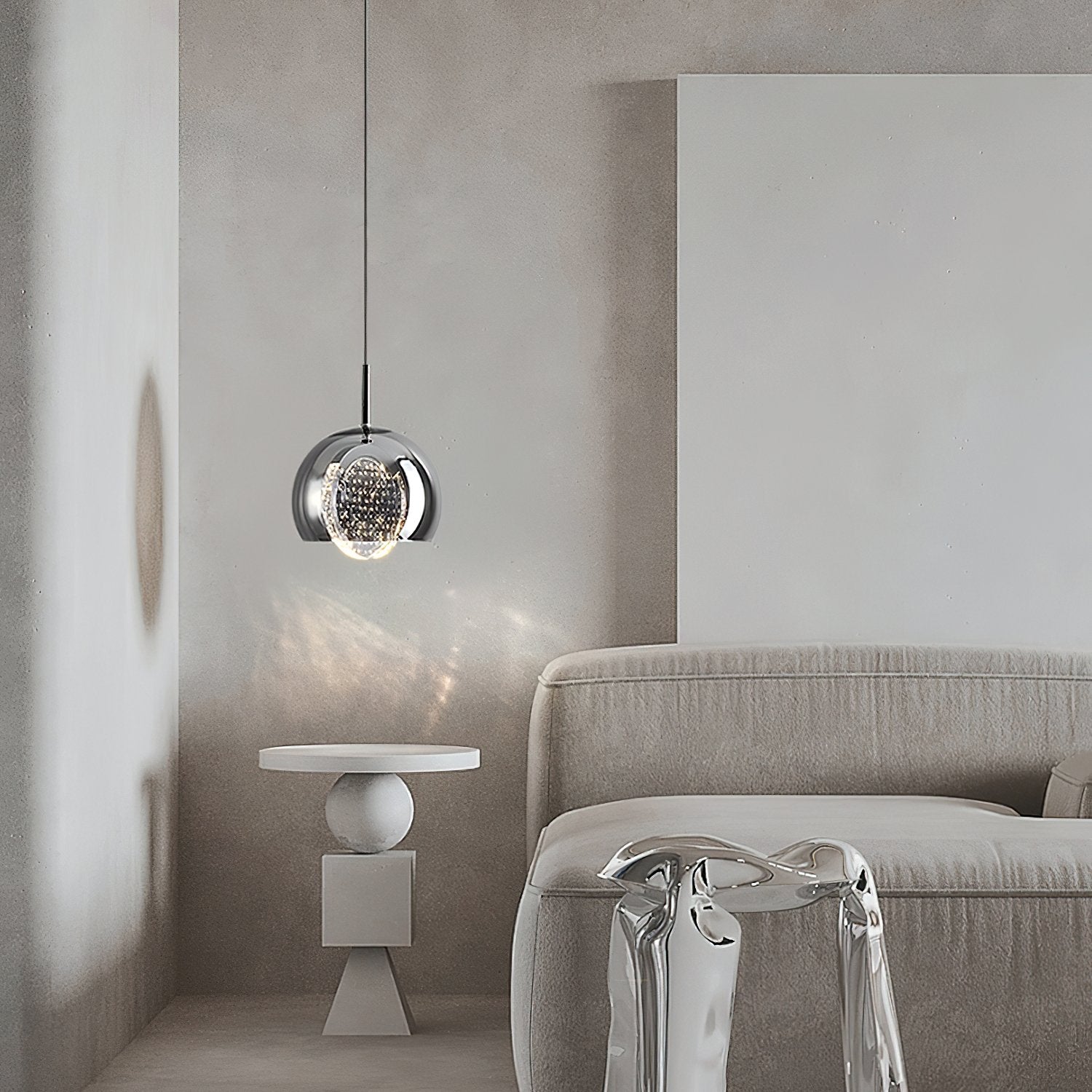 modern-space-bubble-glass-pendant-light-integrated-led-3-color-changing-fixture