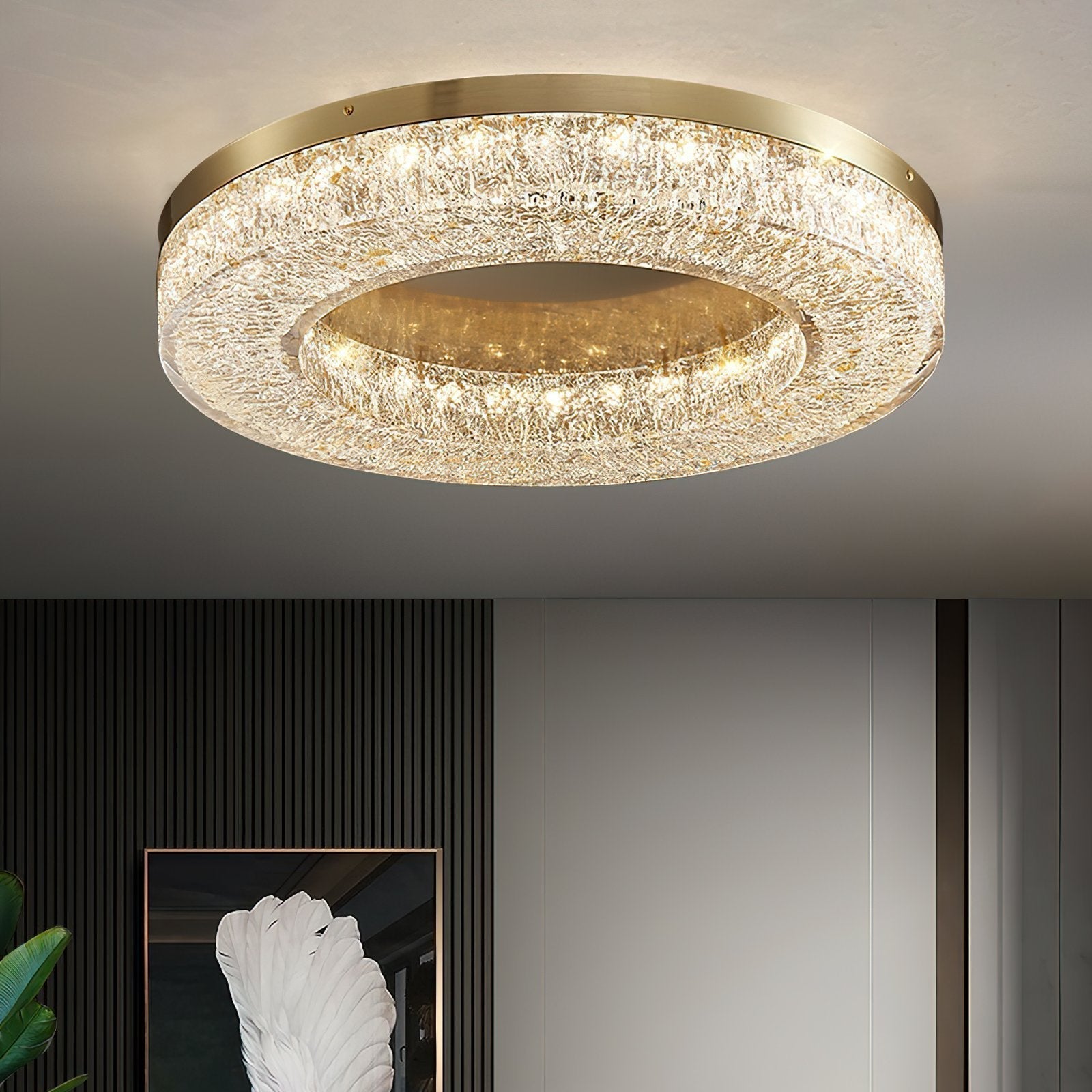 modern-geometric-brass-and-resin-flush-mount-led-ceiling-light-in-gold-finish