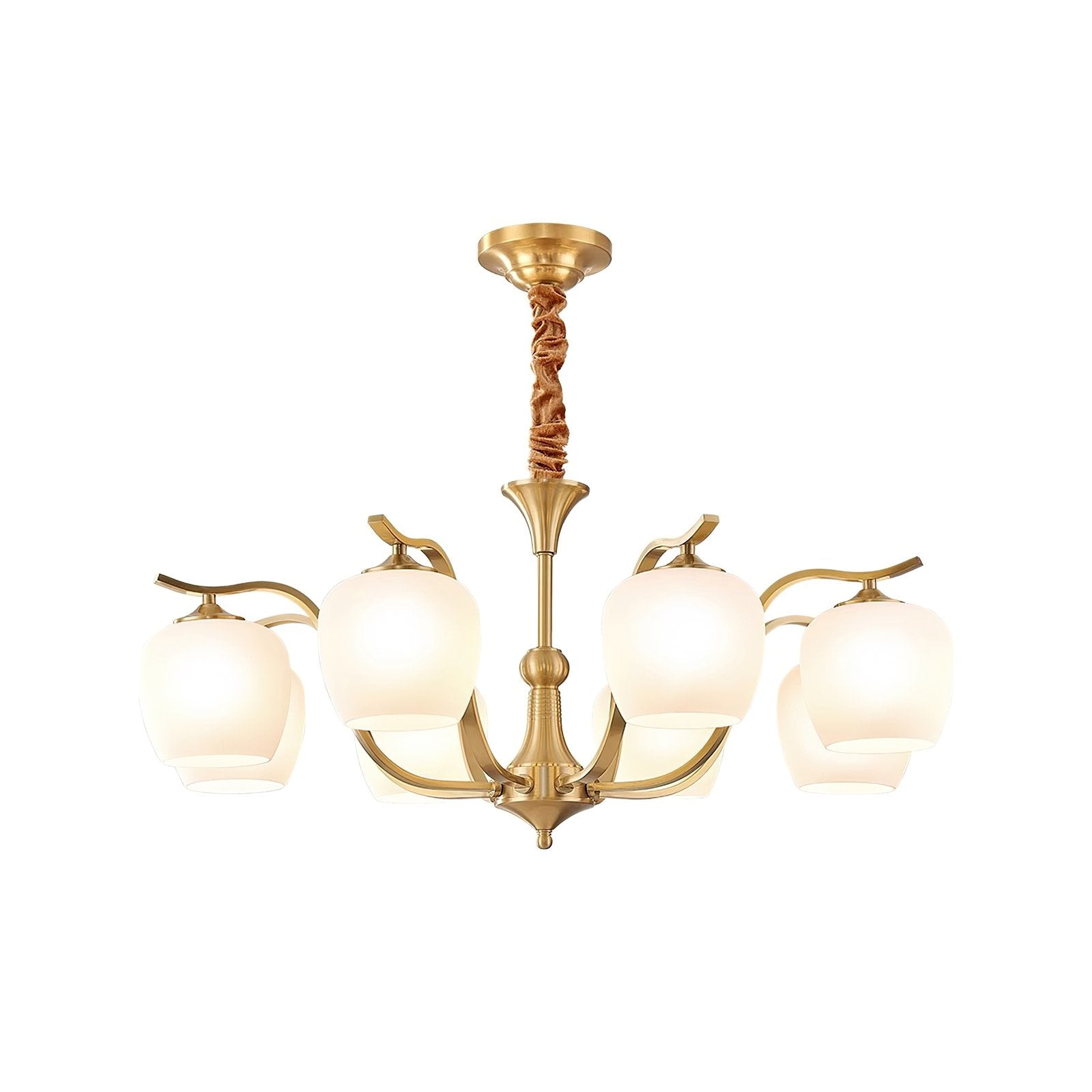 mid-century-modern-spherical-brass-chandelier-with-white-glass-globe-light-fixture