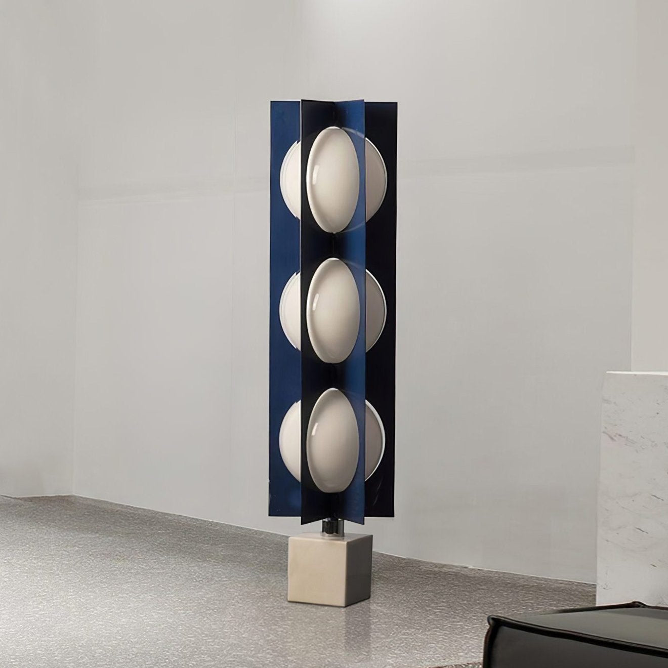 modern-spherical-geometric-table-lamp-with-white-marble-base-and-blue-iron-body-multi-globe-led-desk-light