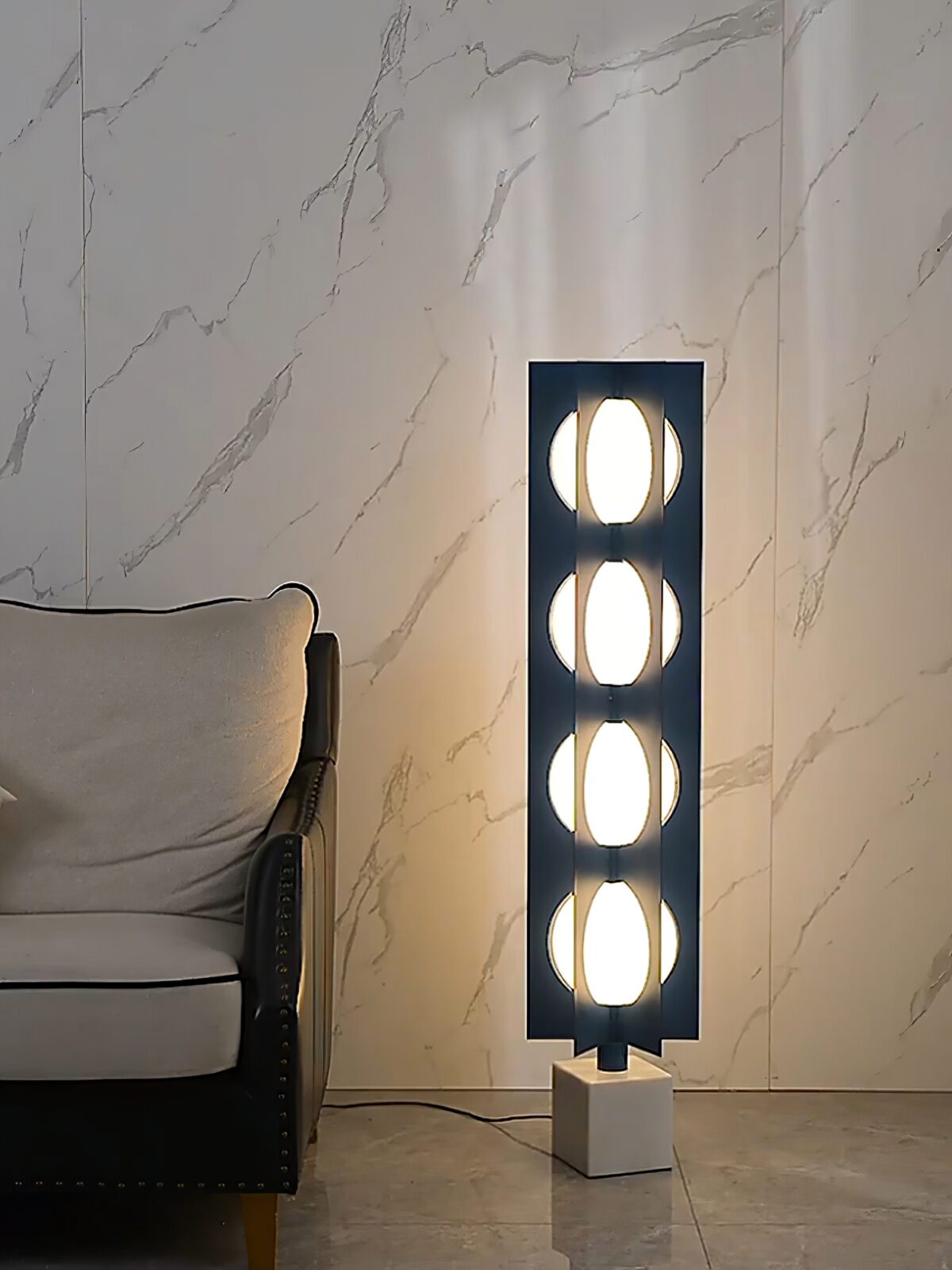 modern-spherical-geometric-table-lamp-with-white-marble-base-and-blue-iron-body-multi-globe-led-desk-light
