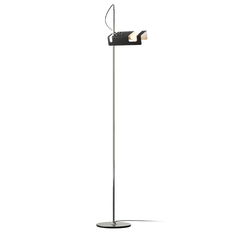 Modern Adjustable Spider Floor Lamp with Metal Reflector for Minimalist Interiors
