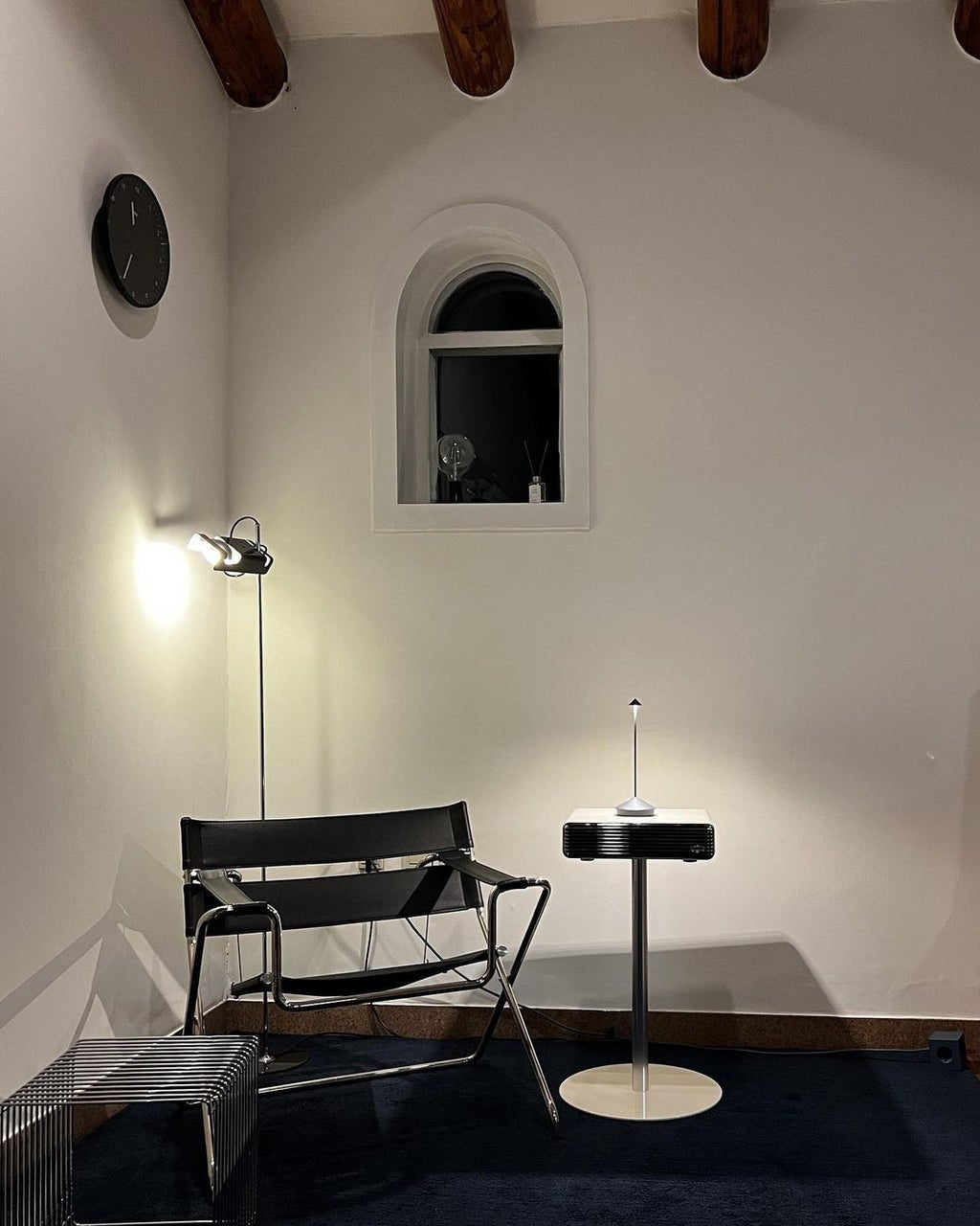 Modern Adjustable Spider Floor Lamp with Metal Reflector for Minimalist Interiors