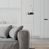 Modern Adjustable Spider Floor Lamp with Metal Reflector for Minimalist Interiors