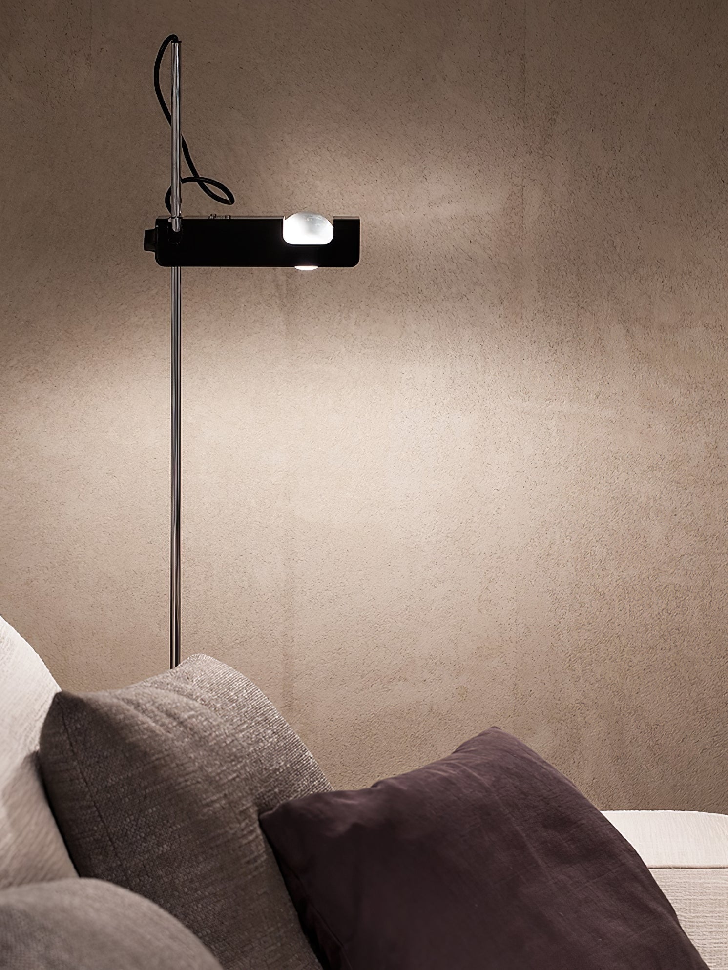 Modern Adjustable Spider Floor Lamp with Metal Reflector for Minimalist Interiors